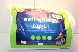 BAGGED SILENTNIGHT ANTI ALLERGY DUVET KINGSIZE 4.5TOGCondition ReportAppraisal Available on Request-