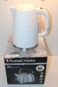 2X BOXED/UNBOXED ASSORTED KETTLES BY RUSSELL HOBBS (IMAGE DEPICTS STOCK)Condition ReportAppraisal