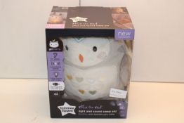 BOXED TOMMEE TIPPEE OLLIE THE OWL LIGHT AND SOUND SLEEP AID Condition ReportAppraisal Available on