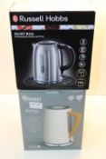 2X BOXED KETTLES BY RUSSELL HOBBS & SWAN (IMAGE DEPICTS STOCK)Condition ReportAppraisal Available on