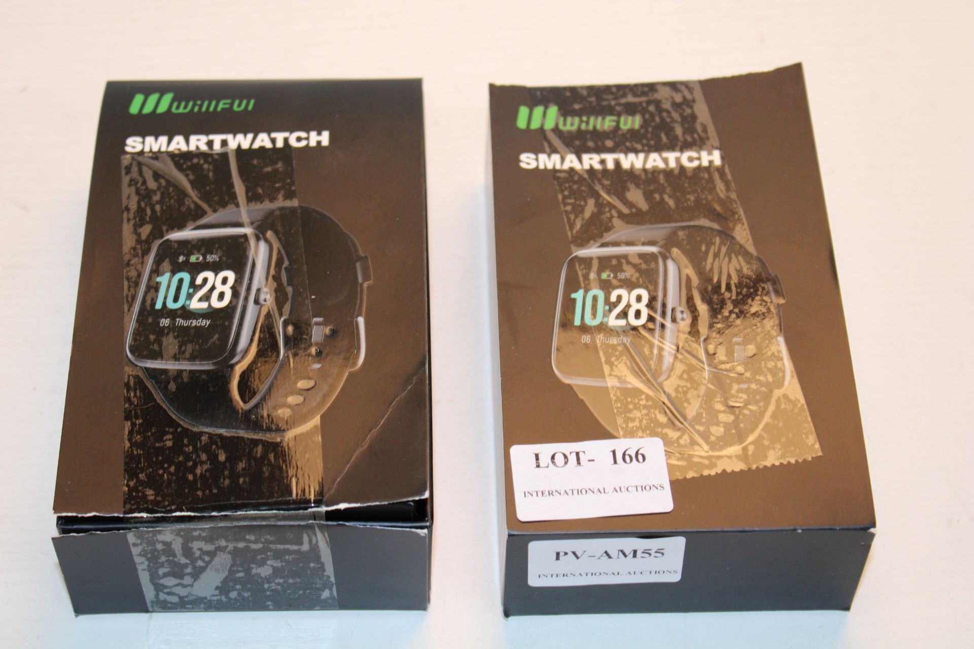 2X BOXED WILLFUI SMART WATCHES Condition ReportAppraisal Available on Request- All Items are