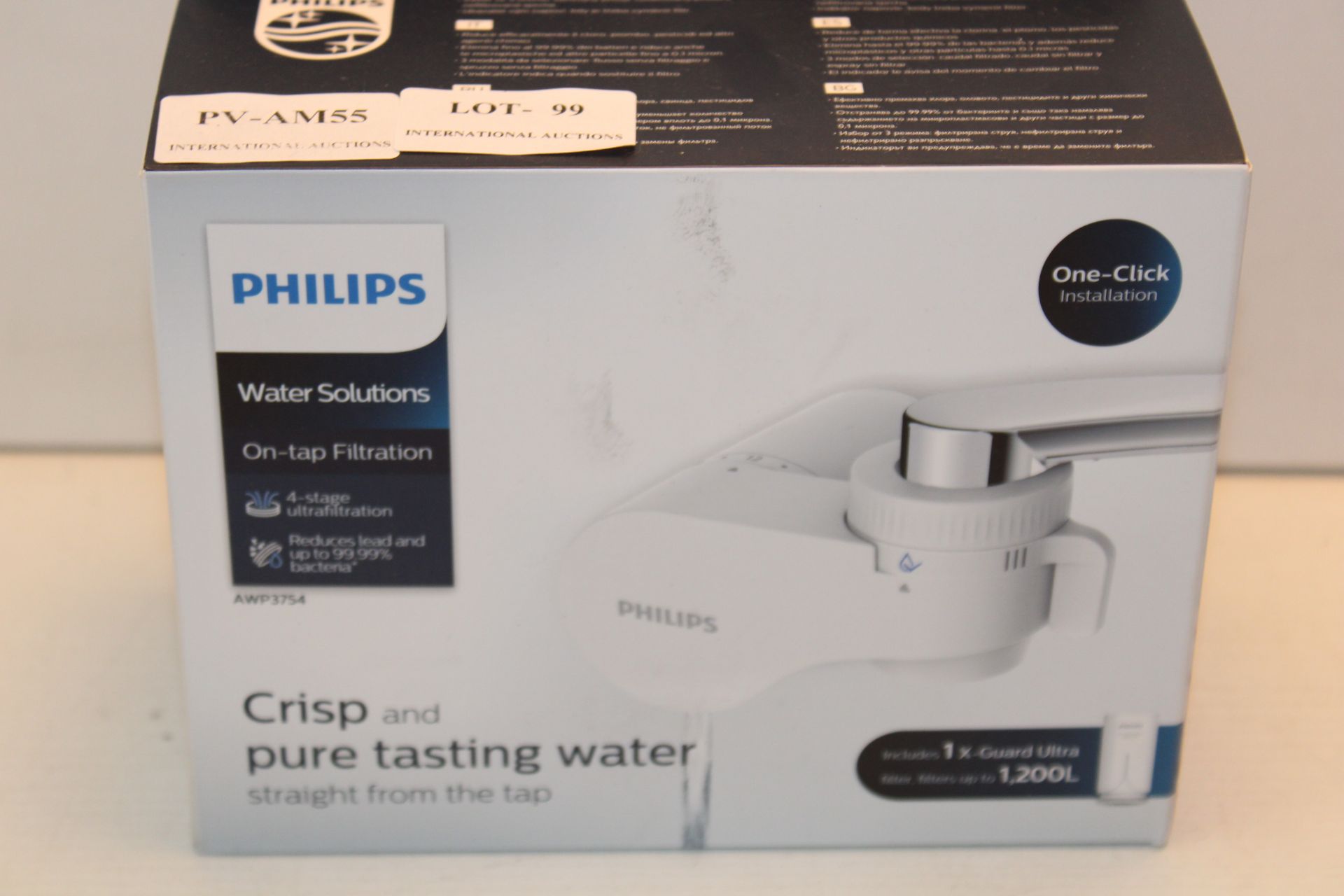 BOXED PHILIPS WATER SOLUTIONS ON-TAP FILTRATIONCondition ReportAppraisal Available on Request- All