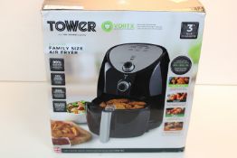 BOXED TOWER VORTX 4.3LITRE FAMILY SIZED AIR FRYER RRP £37.99Condition ReportAppraisal Available on