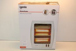 BOXED IGENIX WHITE QUARTZ HEATER 800WCondition ReportAppraisal Available on Request- All Items are