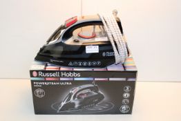 2X BOXED/UNBOXED RUSSELL HOBBS POWER STEAM ULTRA STEAM IRONS (IMAGE DEPICTS STOCK)Condition