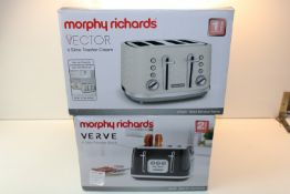 2X BOXED MORPHY RICHARDS 4 SLICE TOASTERS COMBINED RRP £90.00Condition ReportAppraisal Available