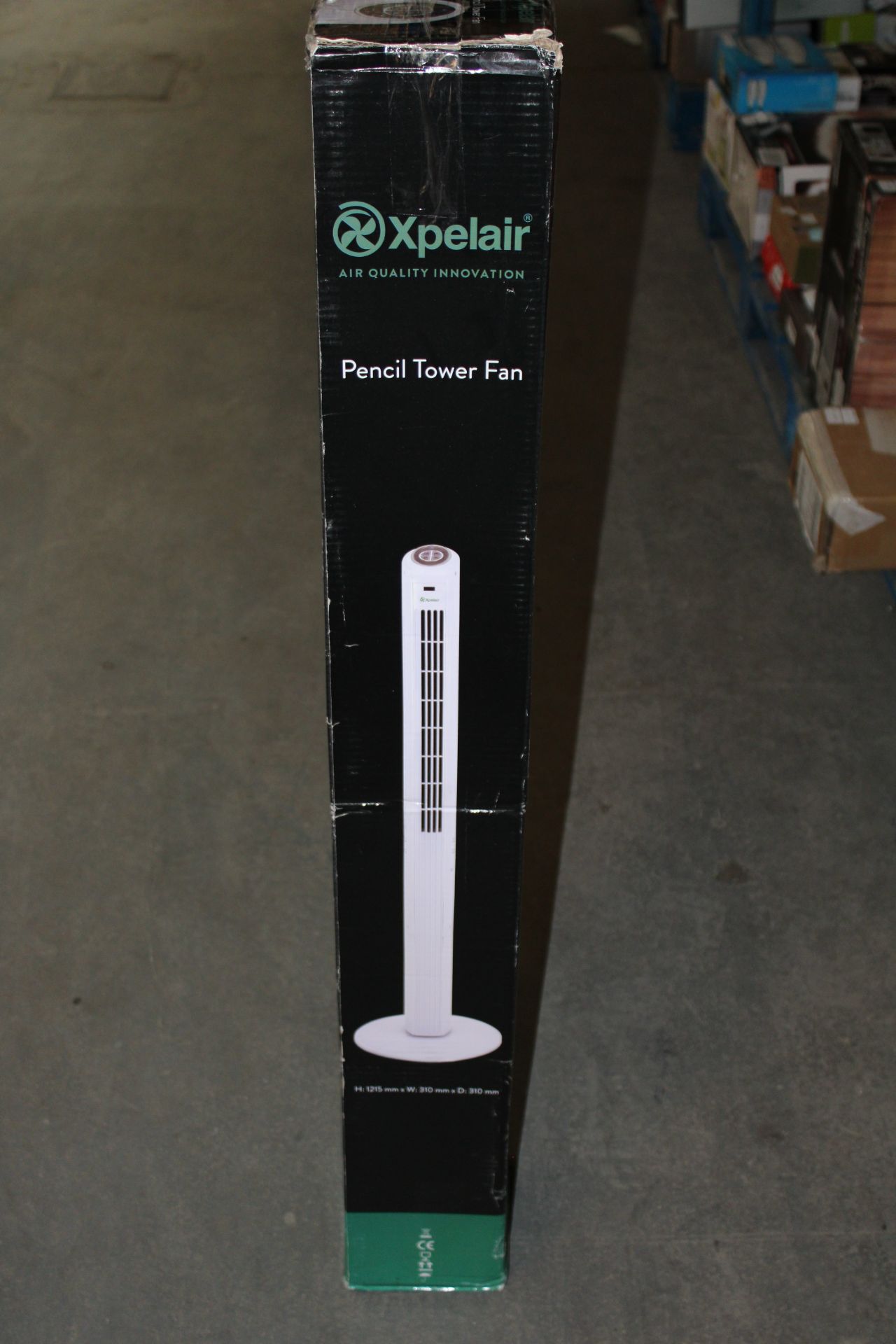 BOXED XPELAIR PENCIL TOWER FAN RRP £59.99Condition ReportAppraisal Available on Request- All Items