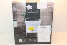 BOXED TOMMEE TIPPEE SUPER STEAM 'N' DRY ADVANCED ELECTRIC STERILIZER AND DRYER RRP £59.99Condition