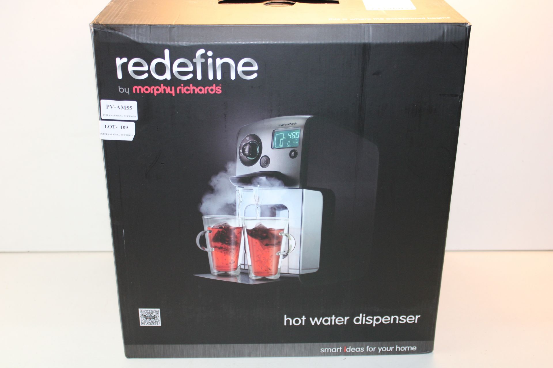 BOXED REDEFINE BY MORPHY RICHARDS HOT WATER DISPENSER RRP £164.99Condition ReportAppraisal Available