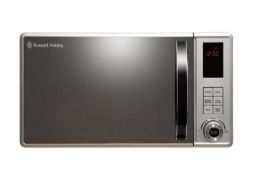 BOXED RUSSELL HOBBS FAMILY SIZE SILVER DIGITAL MICROWAVE OVEN RRP £84.99Condition ReportAppraisal