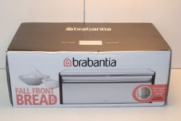 BOXED BRABANTIA FALL FRONT BREAD BIN RRP £22.49Condition ReportAppraisal Available on Request- All