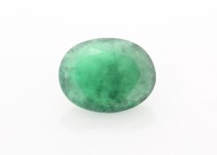Loose Oval Emerald 8.88 Carats - Valued by AGI £22,200.00 - Loose Oval Emerald 8.88 Colour-Green,