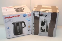 2X BOXED ASSORTED KETTLES BY BREVILLE & MORPHY RICHARDS (IMAGE DEPICTS STOCK)Condition