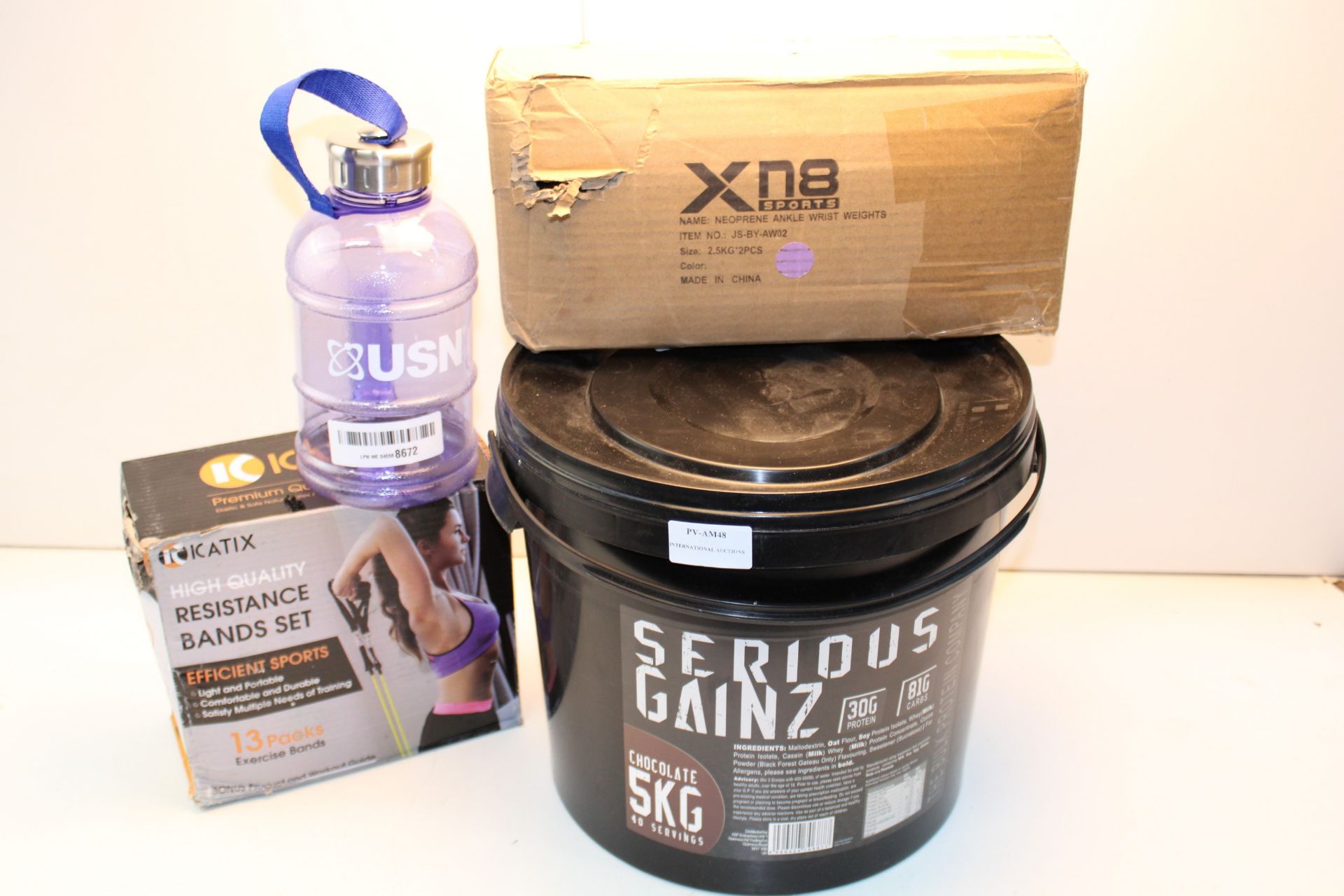 4X ASSORTED HEALTH & FITNESS ITEMS (IMAGE DEPICTS STOCK)Condition ReportAppraisal Available on