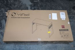 BOXED VIFOOL COMPUTER DESK MODEL: FCD010RBCondition ReportAppraisal Available on Request- All