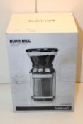 BOXED CUISINART BURR MILL RRP £53.00Condition ReportAppraisal Available on Request- All Items are