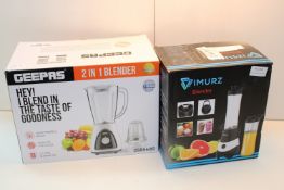 2X BOXED ASSORTED ITEMS TO INCLUDE GEEPAS 2-IN-1 BLENDER & IMURZ BLENDER Condition ReportAppraisal