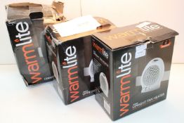 3X BOXED WARMLITE 2000W UPRIGHT FAN HEATERS Condition ReportAppraisal Available on Request- All