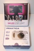 2X BOXED ITEMS TO INCLUDE PRAKTICA LUXMEDIA WP240 CAMERA & OTHER (IMAGE DEPICTS STOCK)Condition