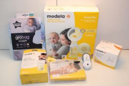 6X UNBOXED/BOXED ITEMS TO INCLUDE MEDELA SWING FLEX ELECTRIC 2-PHASE BREAST PUMP RRP £125.99 & OTHER