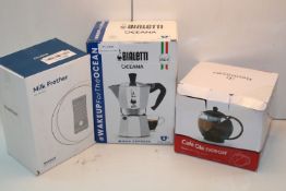 3X BOXED ASSORTED ITEMS TO INCLUDE BIALETTI MOKA EXPRESS 6CUP & OTHER (IMAGE DEPICTS STOCK)Condition