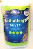 BAGGED SILENT NIGHT ANTI-ALLERGY DUVET SUPERKING 10.5TOGCondition ReportAppraisal Available on