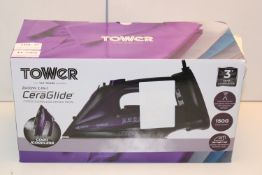 BOXED TOWER 2400W 2-IN-1 NANO COATED CERAGLIDE CORD/CORDLESS STEAM IRON RRP £24.00Condition