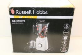 BOXED RUSSELL HOBBS GO CREATE JUG BLENDER RRP £19.99Condition ReportAppraisal Available on