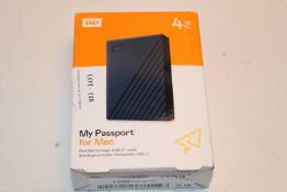 BOXED MY PASSPORT FOR MAC 4TB RRP £65.00Condition ReportAppraisal Available on Request- All Items