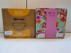 X 2 BOXED ITEMS BABY SUCTION BOWL & MAXWELL WILLIAM CASHMERE TEACUP & SAUCERCondition