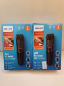 X 2 BOXED PHILIPS MULTIGROOM SERIES 3000 RRP £50Condition ReportAppraisal Available on Request-