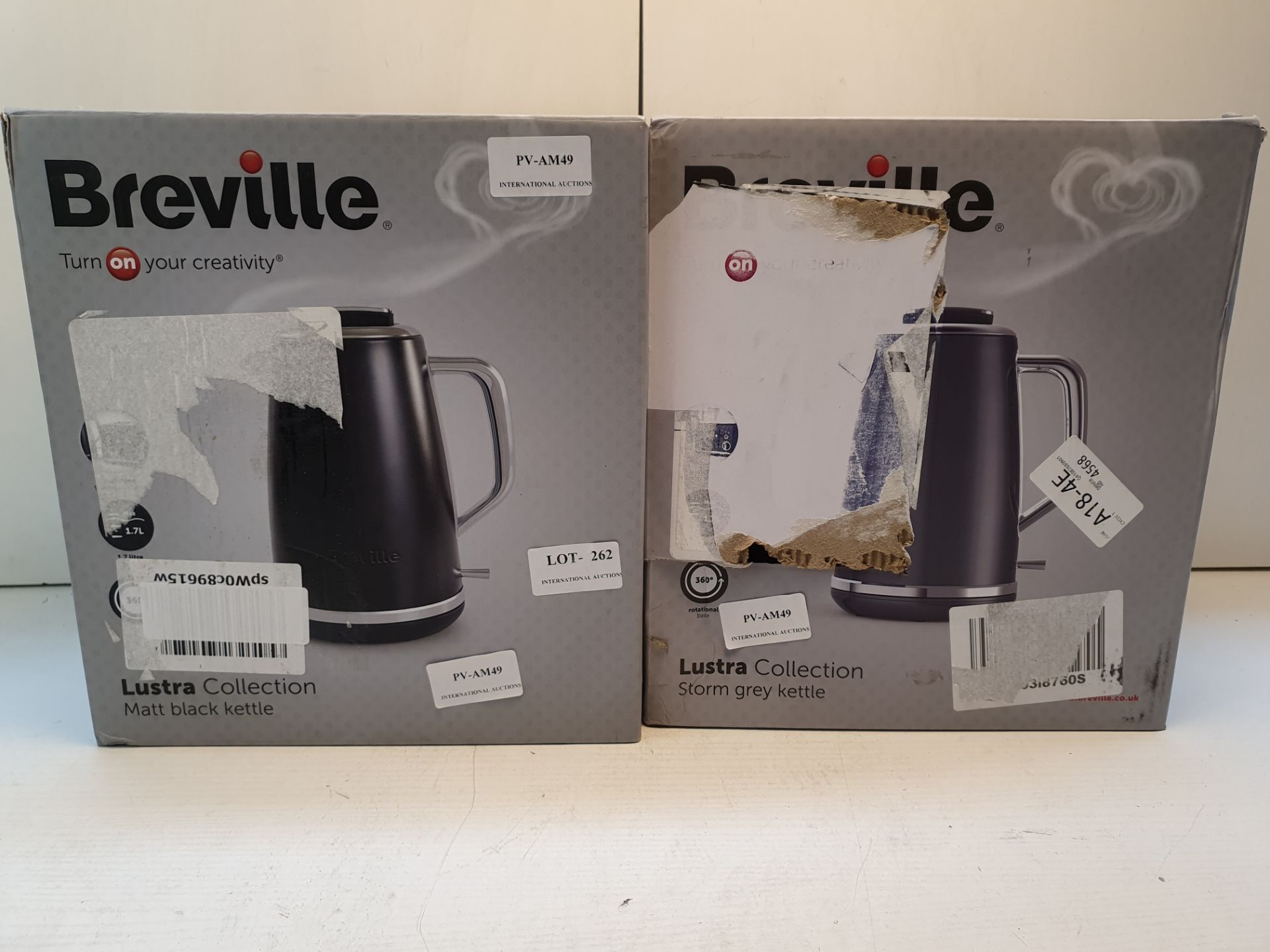 X 2 BOXED BREVILLE KETTLES COMBINED RRP £70Condition ReportAppraisal Available on Request- All Items