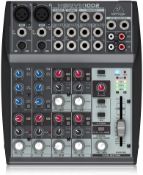 BOXED BEHRINGER XENYX 1002 PREMIUM 10-INPUT BUS MIXER RRP £54.99Condition ReportAppraisal