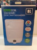 BOXED MEACO DD8L STANDARD DESICCANT DEHUMIDIFIER RRP £169.99Condition ReportAppraisal Available on