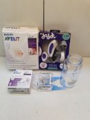 ASSORTED BABY ITEMS TO INCLUDE TEETS, BOTTLE, AVENT TEATS, Condition ReportAppraisal Available on