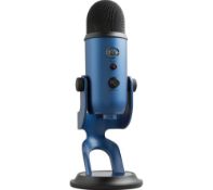 BOXED BLUE YETI MIDNIGHT BLUE ULTIMATE USB MICROPHONE FOR PROFESSIONAL RECORDING RRP £119.