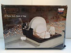 BOXED TOWER ROSE GOLD EDITION PLATE DISH RACK & TRAY RRP £21.99Condition ReportAppraisal Available