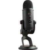 BOXED BLUE YETI BLACKOUT EDITION PROFESSIONAL STREAMING MICROPHONE RRP £129.99Condition