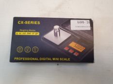 BOXED CX-SERIES WEIGHING MODELS PROFESSIONAL DIGITAL MINI SCALE RRP £18.99Condition