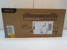 BOXED ABOX VACUUM SEALER RRP £49.99Condition ReportAppraisal Available on Request- All Items are