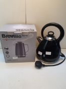 X 2 ITEMS TO INCLUDE BOXED BREVILLE KETTLE AND UNBOXED RUSSELL HOBBS KETTLE COMBINED RRP £