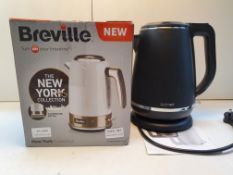 X 2 ITEMS TO INCLUDE UNBOXED CUISART KETTLE & BOXED BREVILLE KETTLE RRP £70Condition ReportAppraisal