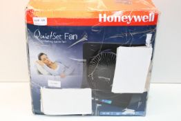 BOXED HONEYWELL QUIET SET FAN OSCILLATING TABLE FAN Condition ReportAppraisal Available on