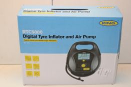 BOXED RING RTC5000 DIGITAL TYRE INFLATOR AND AIR PUMP Condition ReportAppraisal Available on