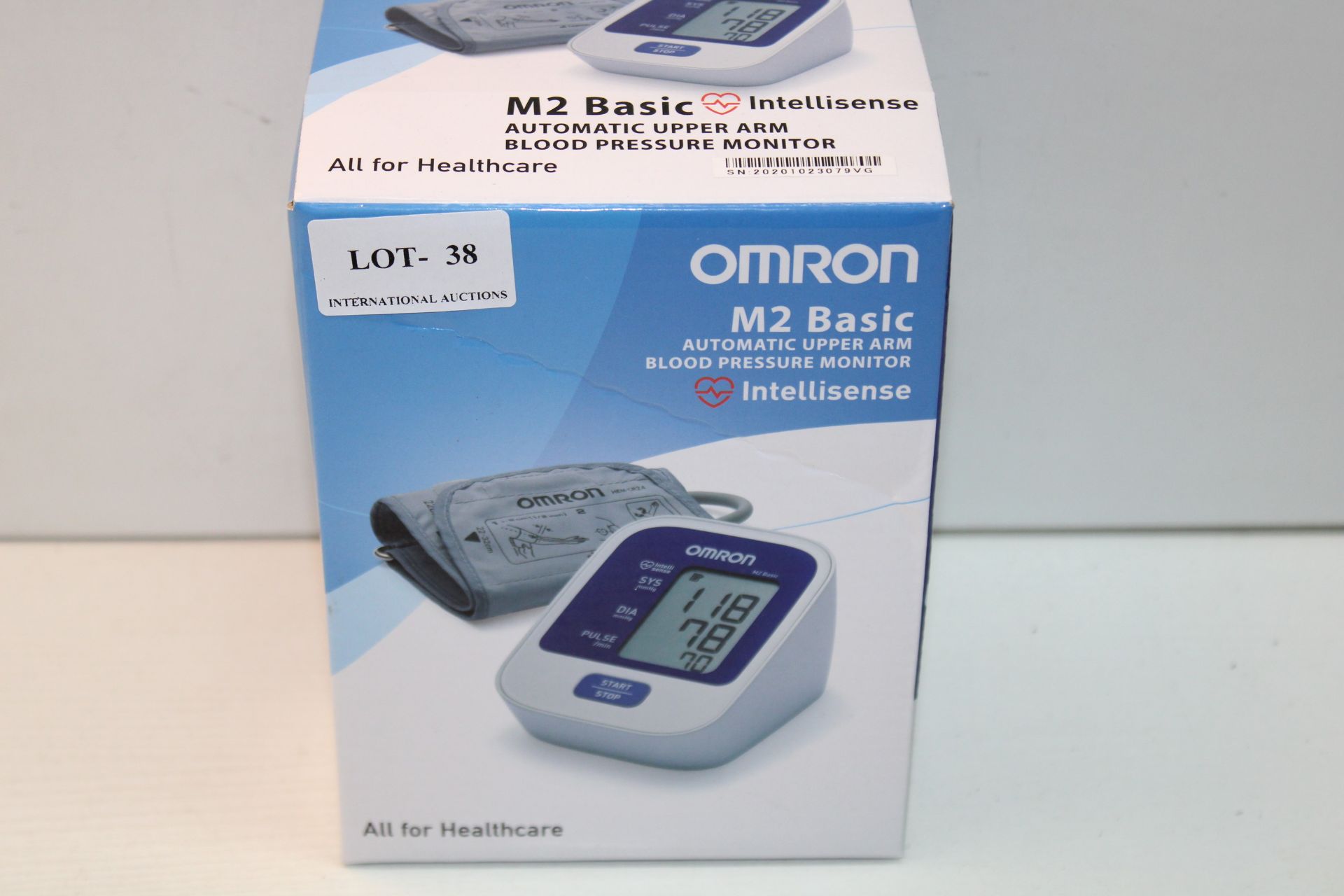 BOXED OMRON M2 BASIC AUTOMATIC UPPER ARM BLOOD PRESSURE MONITOR RRP £29.99Condition
