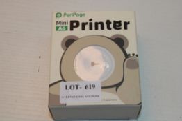 BOXED PERI PAGE MINI A6 PRINTER Condition ReportAppraisal Available on Request- All Items are