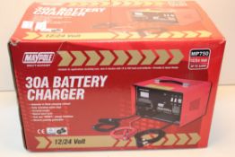 BOXED MAYPOLE 30A BATTERY CHARGER MODEL: MP750 RRP £79.99Condition ReportAppraisal Available on