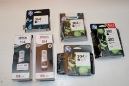 6X BOXED ASSORTED INK CARTRIDGES (IMAGE DEPICTS STOCK)Condition ReportAppraisal Available on