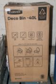 BOXED CURVER DECO BIN 40L RRP £50.00Condition ReportAppraisal Available on Request- All Items are