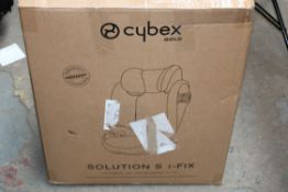 BOXED CYBEX GOLD SOLUTION S I-FIX CHAILD CAR SAFETY SEAT RRP £169.95Condition ReportAppraisal